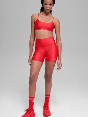 NWT Alo Yoga Airlift Intrigue Bra/Candy Red/XS